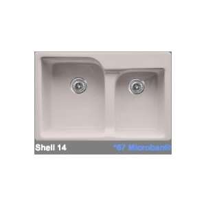   Advantage 3.2 Double Bowl Kitchen Sink with Three Faucet Holes 25 3 67