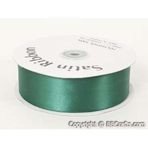  Satin Ribbon Single Face 1/4 inch 100 Yards, Hunter Green 