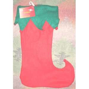  Santas Elf Boot Stocking Custom Embroidered