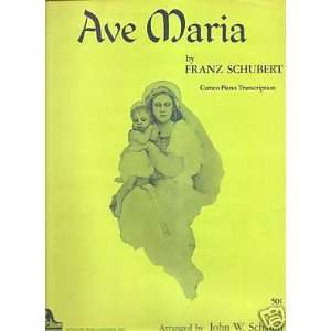  Sheet Music Ave Maria Franz Schubert 99 