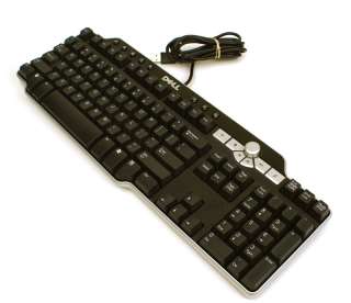 Dell Keyboard USB SK8135 Multimedia Silver DJ425 N6250  