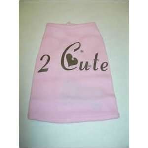  Puppy Luck T 16PQT Tank Top with saying 2 Cute Small Pink 