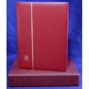   White Page Stamp Stockbook with Slipcase LP4/32K Red 