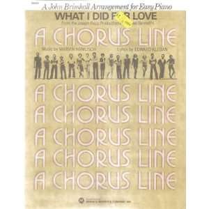    Sheet Music What I Did For Love A Chorus Line 188 