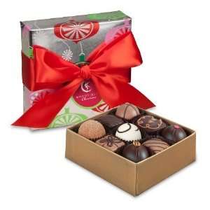 Moonstruck Holiday Wrapped 9 Piece Chocolate Truffles  