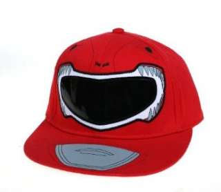  Mighty Morphin Power Rangers Red Big Face Mens Snapback 