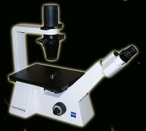 Carl Zeiss Invertoskop Inverted Microscope  