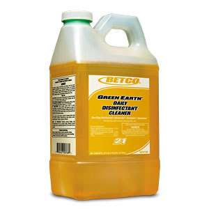 Betco 53747 Fastdraw Green Earth Daily Disinfectant Cleaner 4  2 Liter 