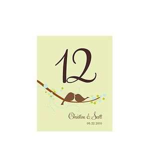  Spring Love Bird Table Number Cards: Sports & Outdoors