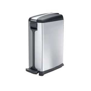   Proof Stainless Steel Step Trash Can, 35 Liter