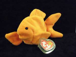 Beanie Baby Goldie 1993 TY Original Heart Tag Protector  