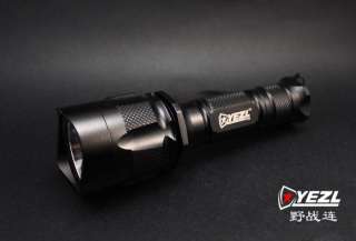 200 Lumen M6 CREE Q35A LED flashlight 2x18650 1xcharger  