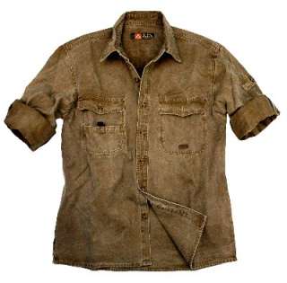 Kakadu Traders Australia 5S06 Toorak Shirt Medium Khaki  