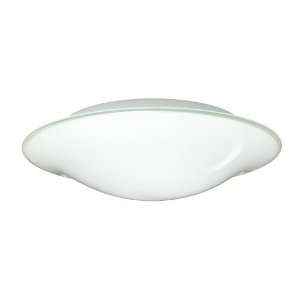 Besa Lighting 3CS 909739 V3 Opal Glossy/Clear Luna Slim Three Light 