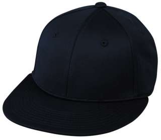 FITTED FLAT BILL CAP/HAT. 7 COLORS, 3 YOUTH/ADULT FLAT BRIM CAPS/HATS 