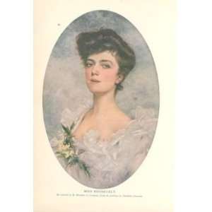  1905 Color Print Alice Roosevelt 