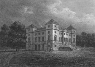 WORCS Hagley Park, Lord Lyttelton Worcestershire, c1812  