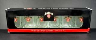 Jim Beam Set of 6 Shot Glass Set The shot glass holds 2.75 ounces and 