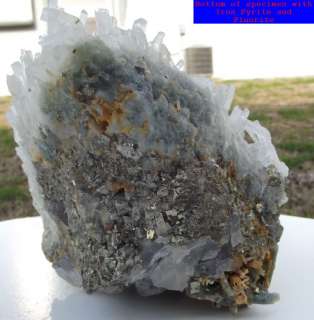 Quartz specimen w/Iron Pyrite, Stibnite, & Fluorite, Shang Bao 