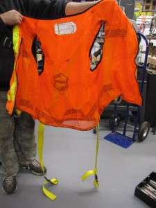 Guardian Fall Protection 02135 HI VIS Construction Tux Harness   XL 