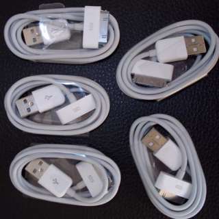 New 5 X USB DATA CHARGER CABLE FOR APPLE IPHONE 3G 4G  