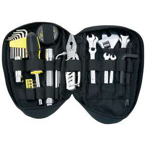 44pc Motorcycle SAE & Metric Tool Kit W/Zippered Pouch  