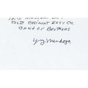  Ynez Mendoza Autographed Signature Card: Everything Else