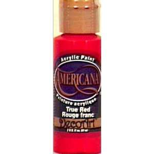  Americana Acrylic Paint 2 Ounces True Red