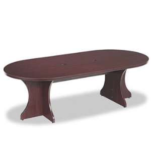   Series Racetrack Table Top, 94w x 47 1/4d, Mahogany: Office Products