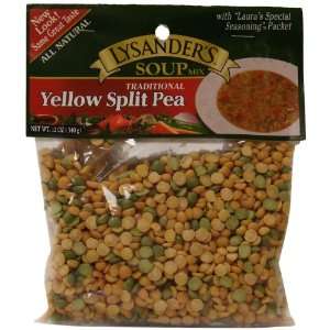 Lysanders Yellow Split Pea Soup with Seasoning, 12 Ounce  