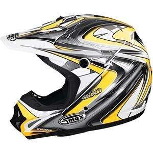    GMax GM46X 1 Core Helmet   Small/White/Yellow/Silver: Automotive