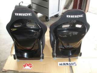 ONE PAIR (2) BRIDE GIAS LOW MAX BLACK RACING SEATS !!!  
