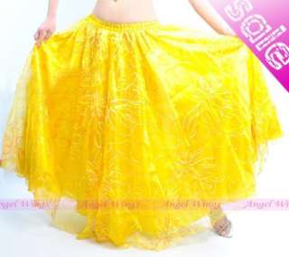New belly dance Costume Embroidered skirt 8 colours  
