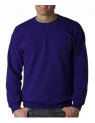 Crew Neck Sweatshirts For Men & Women   Crewneck Sweatshirt (Purple)