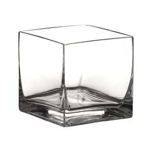  Cube Glass Vase 4x4x4: Arts, Crafts & Sewing