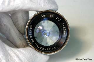 Useds Contax Zeiss Opton Sonnar 5cm f2 T lens