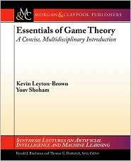 Essentials Of Game Theory, (1598295934), Kevin Leyton Brown, Textbooks 