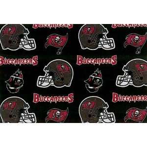   Buccaneers Football Fleece Fabric Print By the Yard