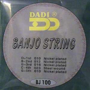  Banjo Strings (5 String Banjo) Musical Instruments