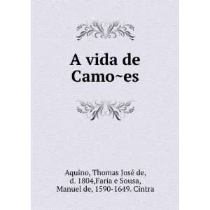   de, d. 1804,Faria e Sousa, Manuel de, 1590 1649. Cintra Aquino Books