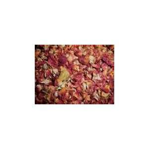  Dried Dark Red Rose Buds and Leaves   7.5 Oz.: Patio, Lawn 