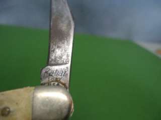 Vintage Kabar # 1047 2 Blade Folding Pocket Knife  
