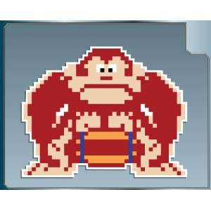 Donkey Kong with Barrel from Donkey Kong vinyl decal 