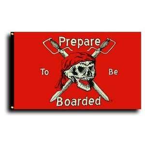  Prepare To Be Boarded 3x5   Pirate Flags Patio, Lawn 