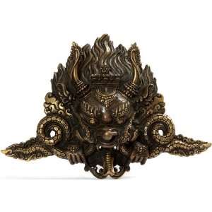  Garuda Wall Hanging Mask from Nepal   Copper Sculpture 