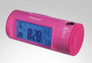 CLAPPING CONTROLED PROJECTION CLOCK CW8097 PINK  