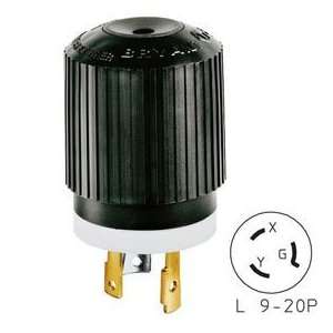   Techspec® Plug, L9 20, 20a, 600v Ac, Black/White: Home Improvement