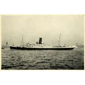 1906 Print RMS Anselm Booth Steamship Transportation Brazil Ship Boat 