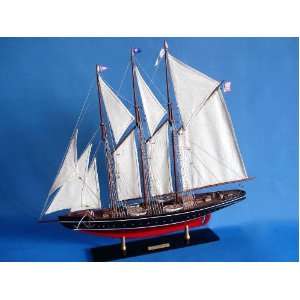   Boat Replica Model Sailing Yacht Americas Cup Racer Nautical Home