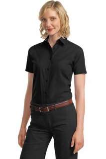 NEW Port Authority Ladies Sht Sleeve Value Poplin Shirt  